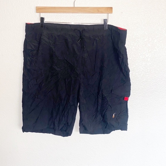 Polo By Ralph Lauren Navy Blue Lined Drawstring Swim Trunks - Picture 1 of 12